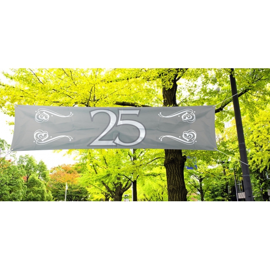 Image of 25 jaar jubileum decoratie banner