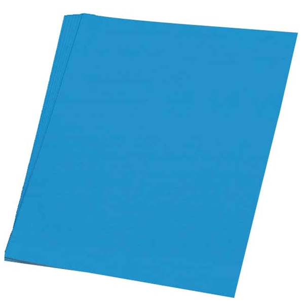 Image of 50 vellen blauw hobby papier A4