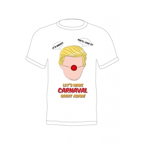 Image of Amerika feest shirt Trump quote Make Carnaval Great Again