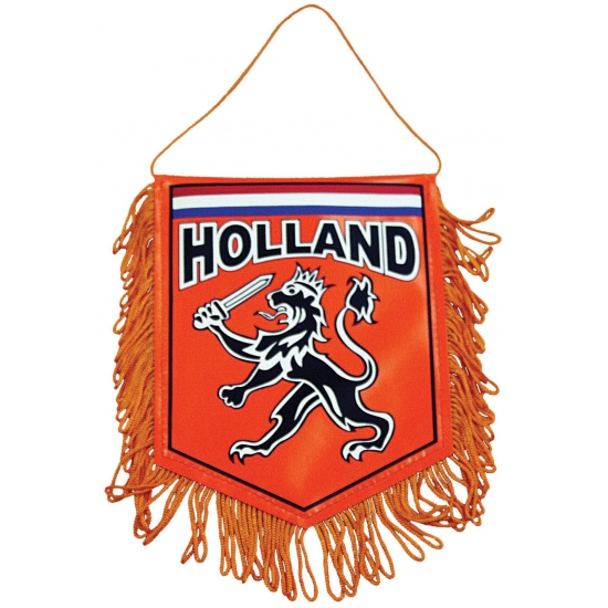 Image of Autovlaggen Nederland oranje 15 x 10 cm