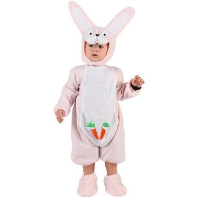 Image of Baby outfit roze konijn