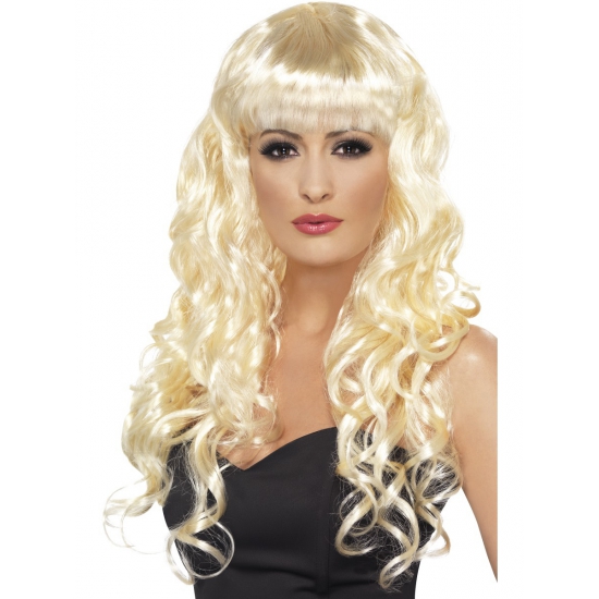 Image of Barbie feest pruiken blond