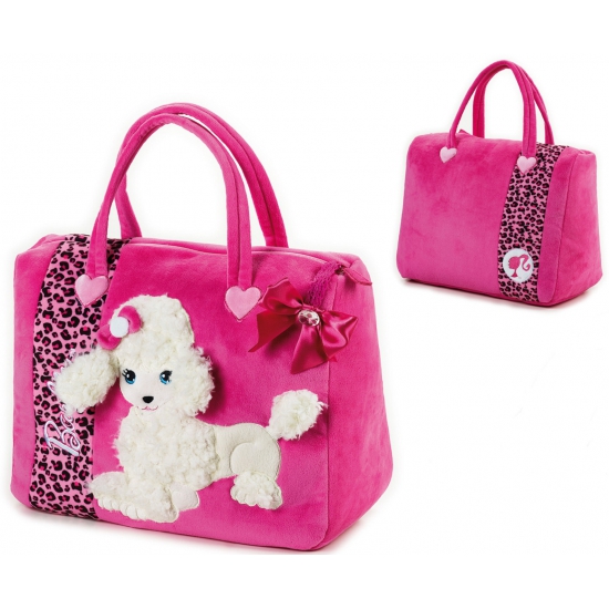 Image of Barbie witte poedel shopping tas