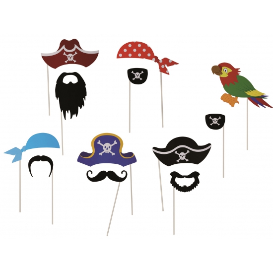 Image of Bruiloft photobooth props Piraat