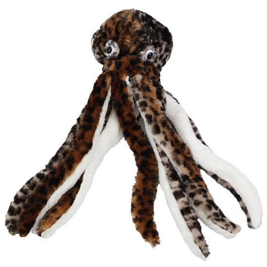 Image of Bruine knuffel octopus 70 cm