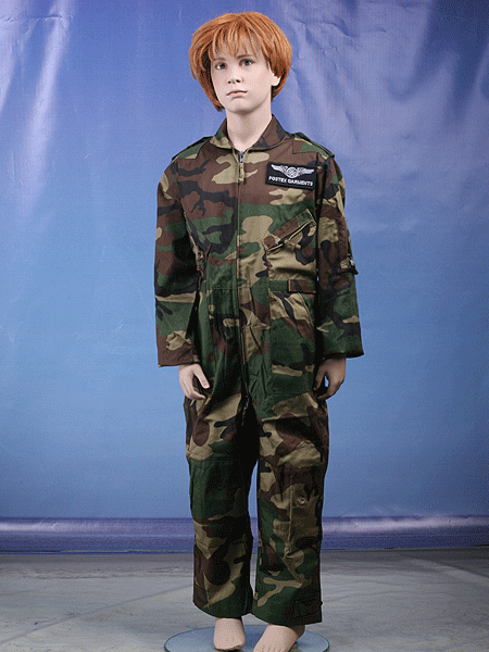 Image of Camouflage kinder overall