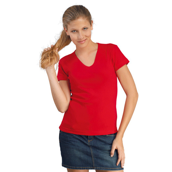 Image of Dames zomer shirtjes met v-hals