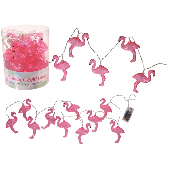 Image of Decoratie LED verlichting flamingo