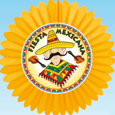 Image of Decoratie waaier Mexico