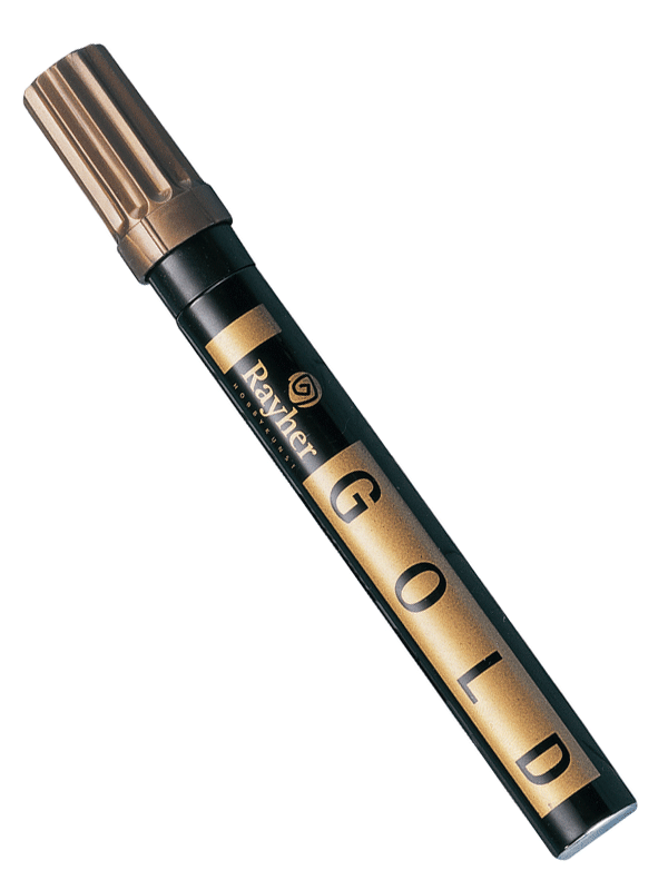 Image of Dikke gouden marker stift
