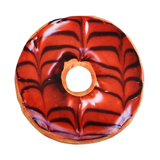 Image of Donut kussen bruin 40 cm