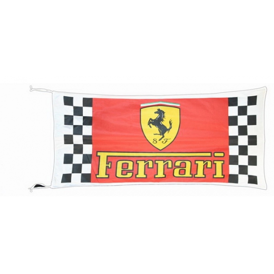 Image of Ferrari race vlag 150 x 75 cm