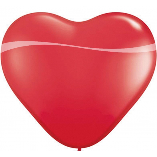 Image of Grote rode hartjes ballon 90 cm