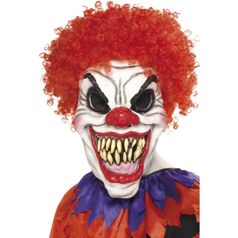 Image of Halloween clown maskers met haar