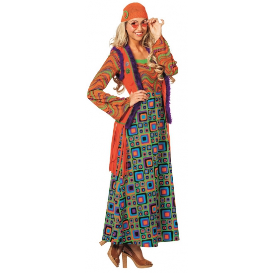 Image of Hippie kostuum dames