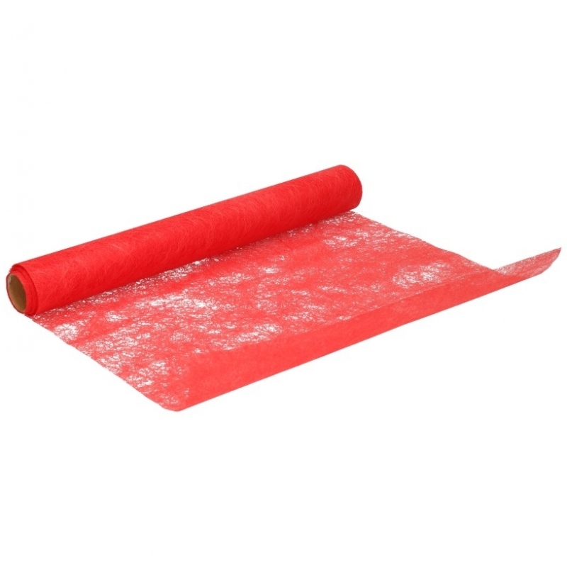 Image of Hobby stof op rol rood 5 meter