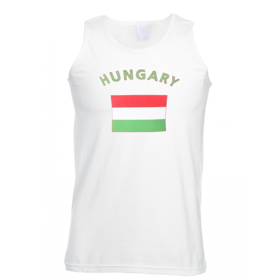 Image of Hongarije tanktop met vlag print