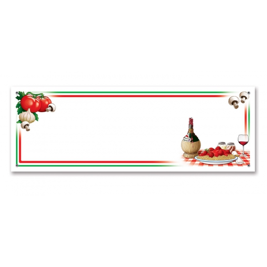 Image of Italie versiering banner 152 x 53 cm