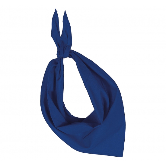 Image of Kobalt blauwe halsdoek bandana