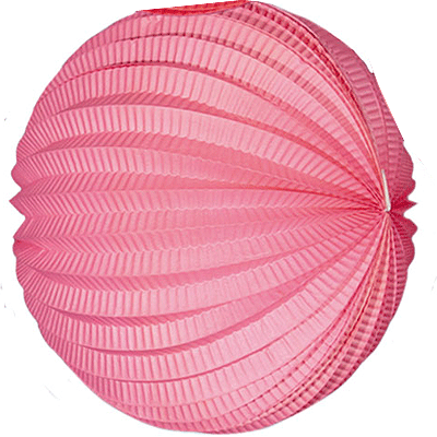 Image of Lampionnetjes roze 22 cm