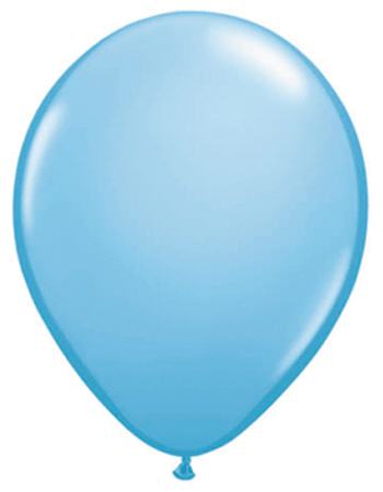 Image of Lichtblauwe ballonnen Qualatex
