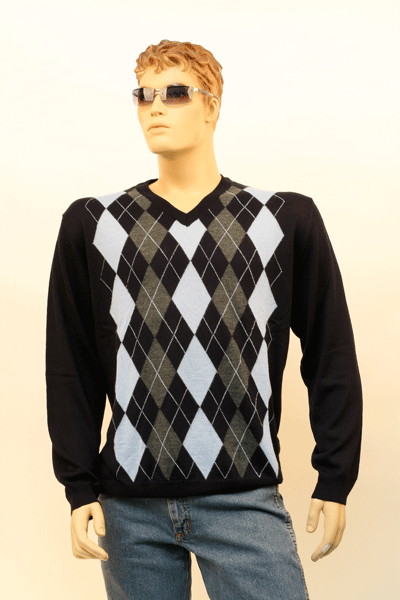 Image of Luxe Heren Pullover blue