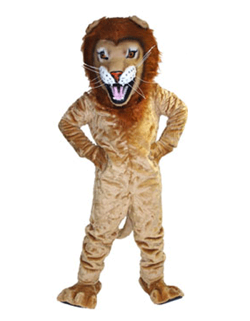 Image of Luxe kostuum leeuw mascotte