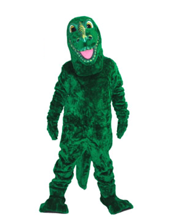 Image of Mascotte pakken groene draak
