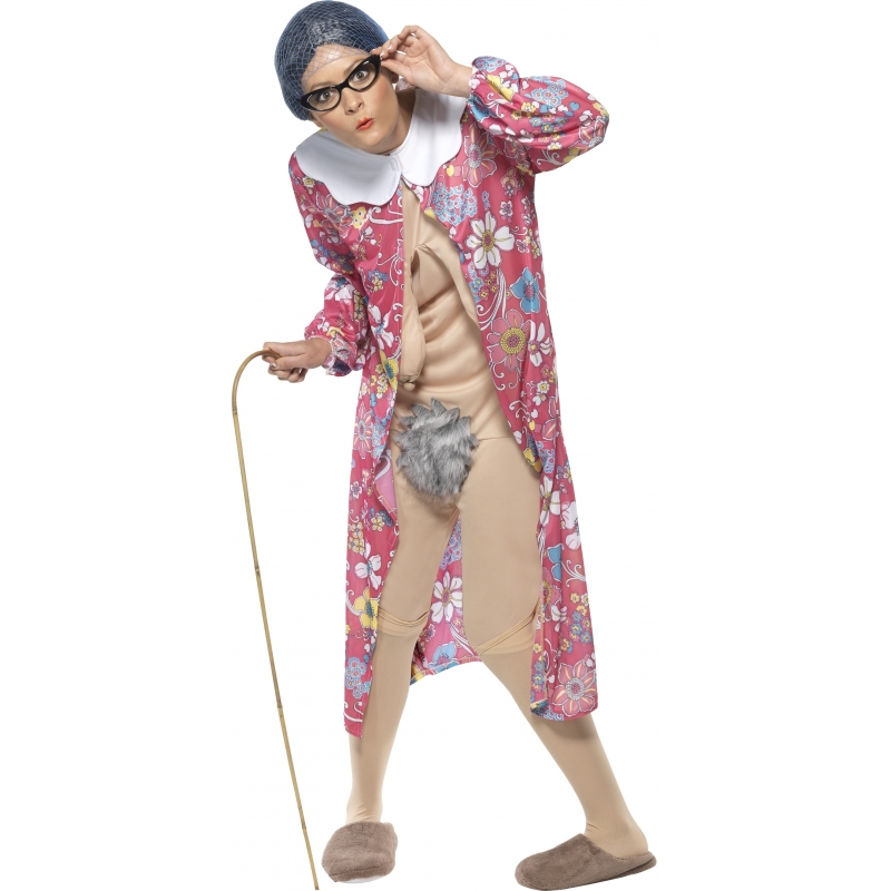 Image of Naakte bejaarde kostuum