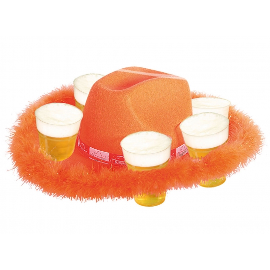 Image of Oranje bier cowboyhoed