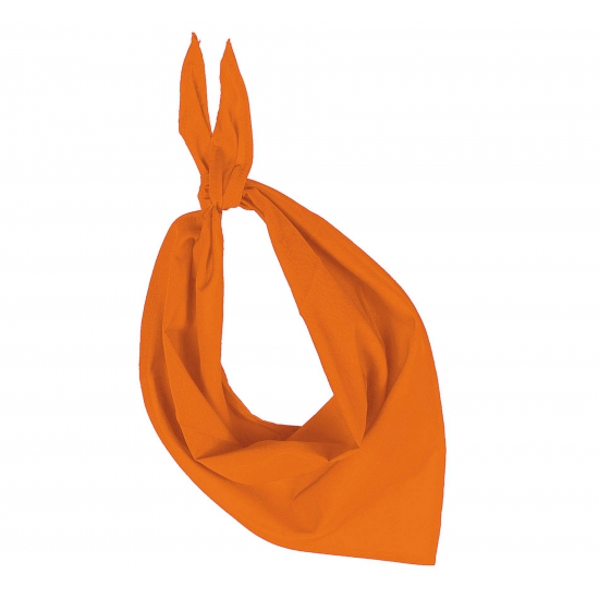 Image of Oranje halsdoek bandana