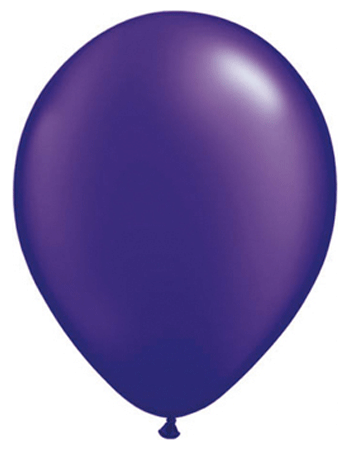 Image of Parel paars ballonnen Qualatex