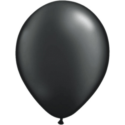 Image of Parel zwart ballonnen Qualatex