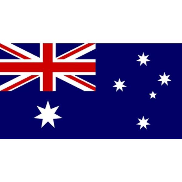 Image of Polyester gevelvlag Australie 150 x 240 cm