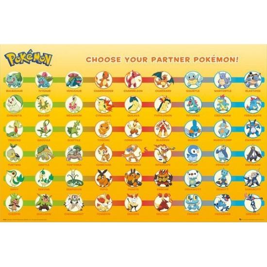 Image of Poster Pokemon partners