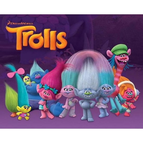 Image of Poster Trolls characters Mini poster 40 x 50 cm