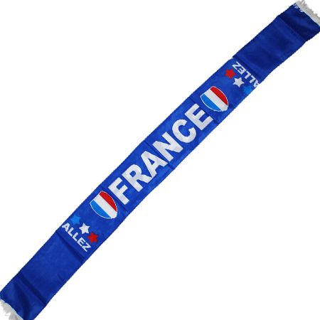 Image of Sjaal Frankrijk blauw 150 cm