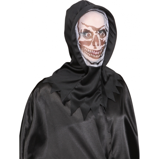Image of Witte horror maskers met skelet gezicht