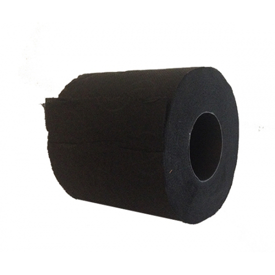 Image of Zwarte toiletpapier rollen