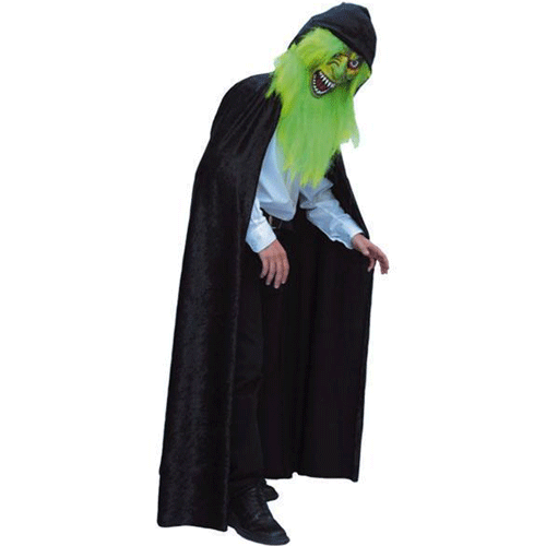 Image of Zwarte verkleed cape