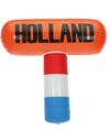 Holland opblaas hamer oranje.Oranje feestartikelen