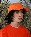 Oranje kinder baseballcap.Oranje hoeden & petten