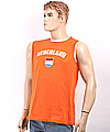 Tanktop Nederland oranje.Oranje kleding