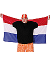 Holland vlagcape.Oranje feestartikelen