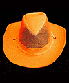 Oranje cowboyhoed.Oranje feestartikelen