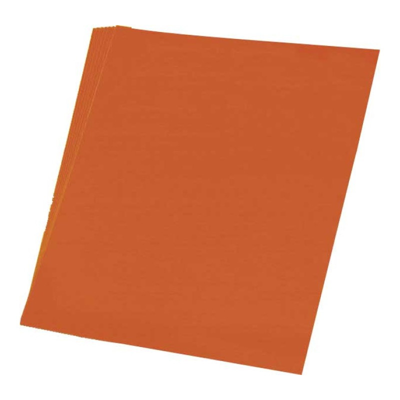 50 vellen oranje hobby papier A4