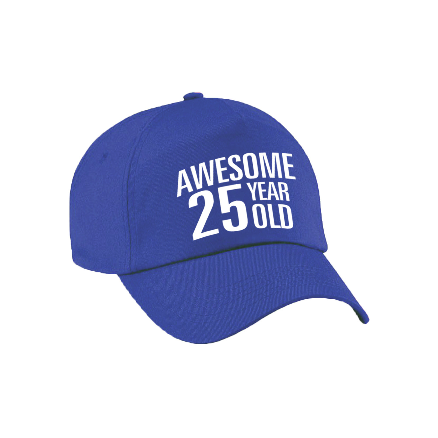 Awesome 25 year old verjaardag pet-cap blauw voor dames en heren