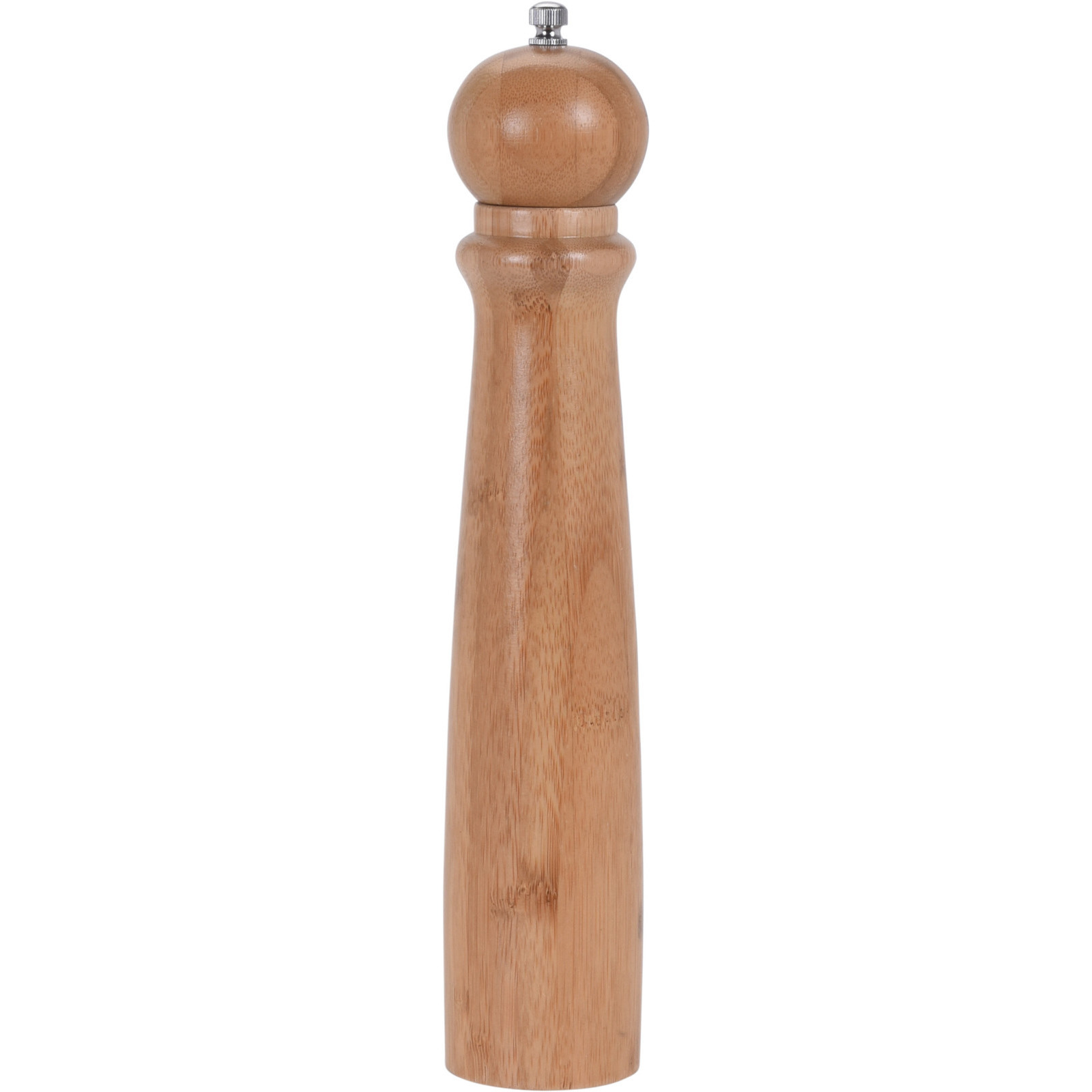 Bamboe houten pepermolen-zoutmolen 31 cm