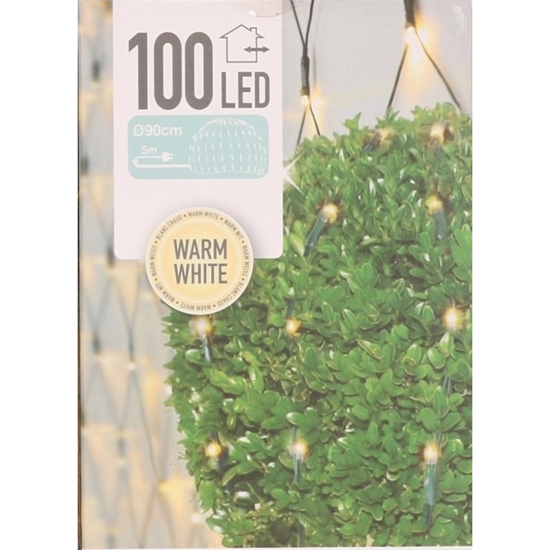 Buxus Kerstverlichting warm wit binnen-buiten 90 x 90 cm