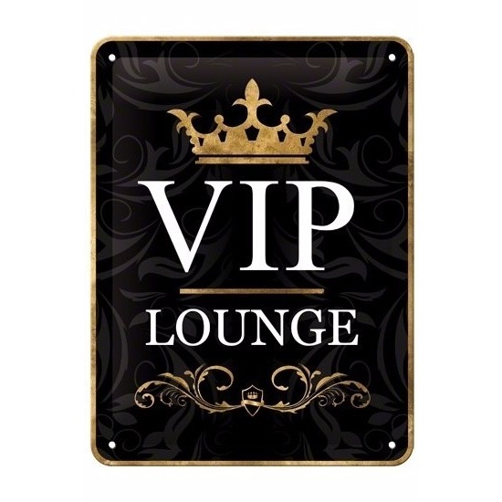 Casino thema Muurdecoratie VIP Lounge 15 x 20 cm